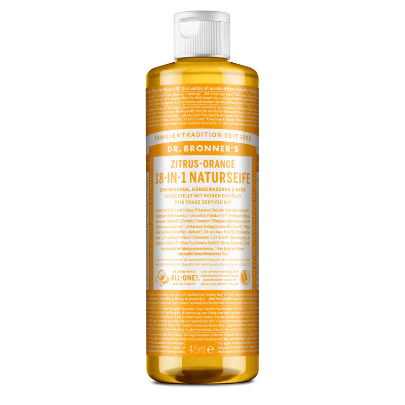 Dr. Bronner's Citrus 18-in-1 Natural Liquid Soap