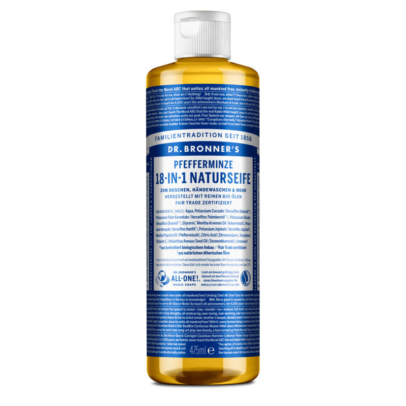 Dr. Bronner's Peppermint 18-in-1 Natural liquid Soap