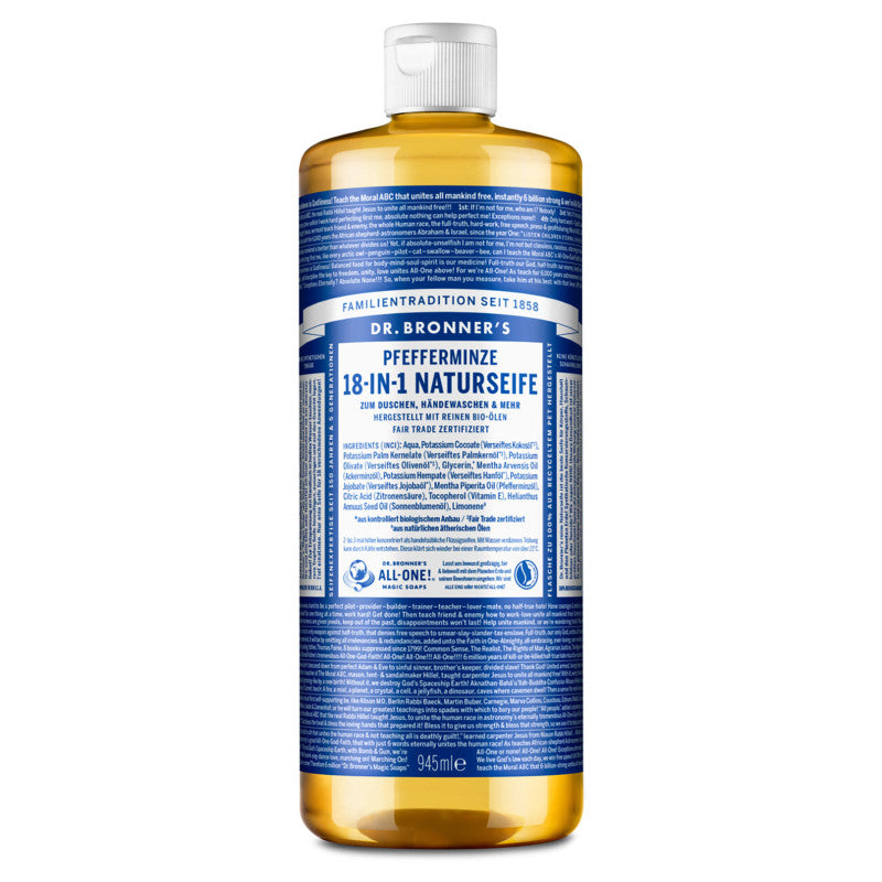 Dr. Bronner's Peppermint 18-in-1 Natural liquid Soap