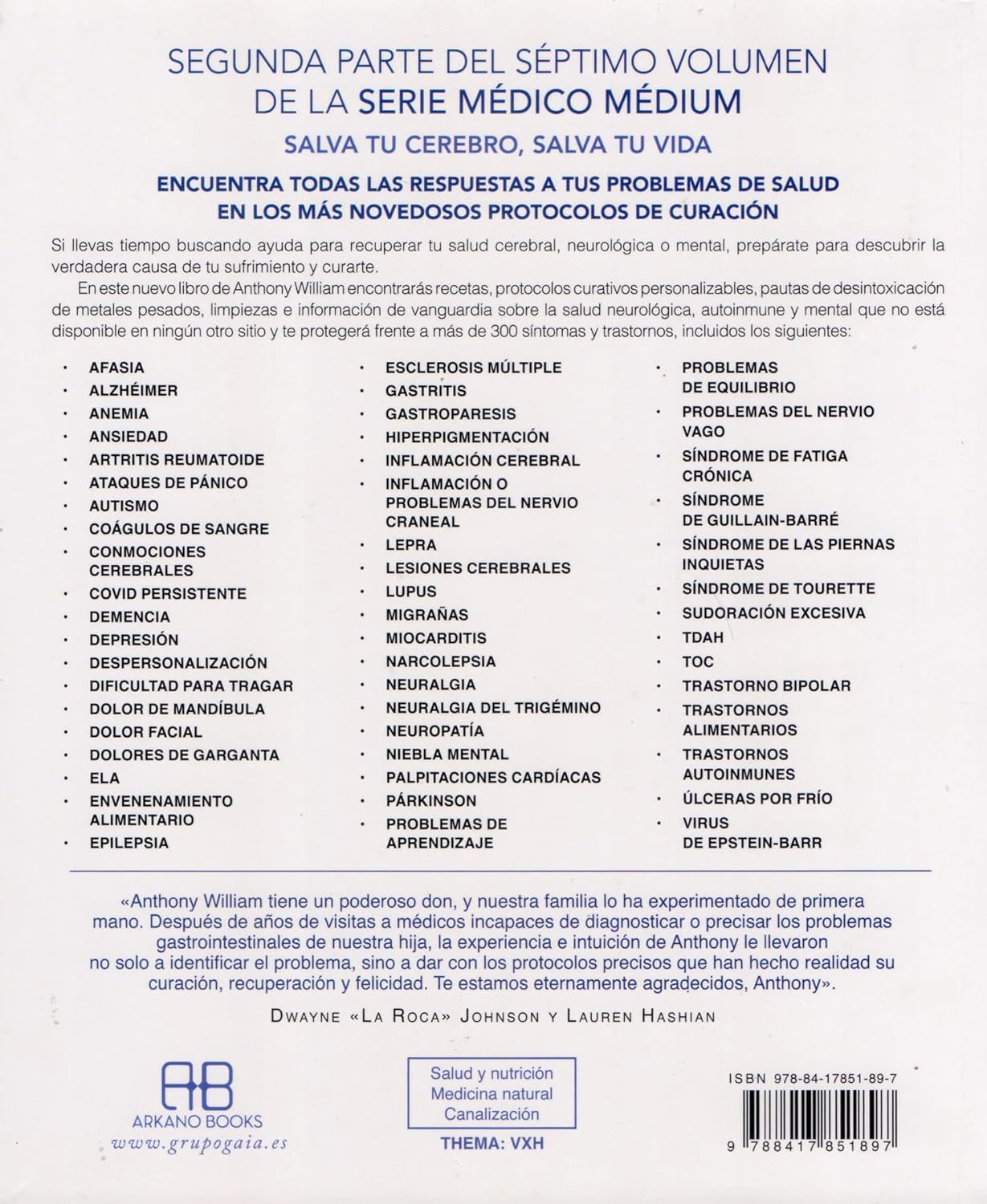 Cuidar tu cerebro. Protocolos, limpiezas y recetas (solo en italiano y español)