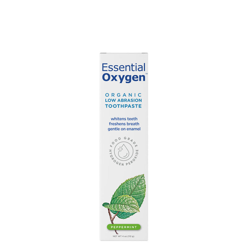 Low Abrasion Toothpaste Peppermint 113g - Essential Oxygen