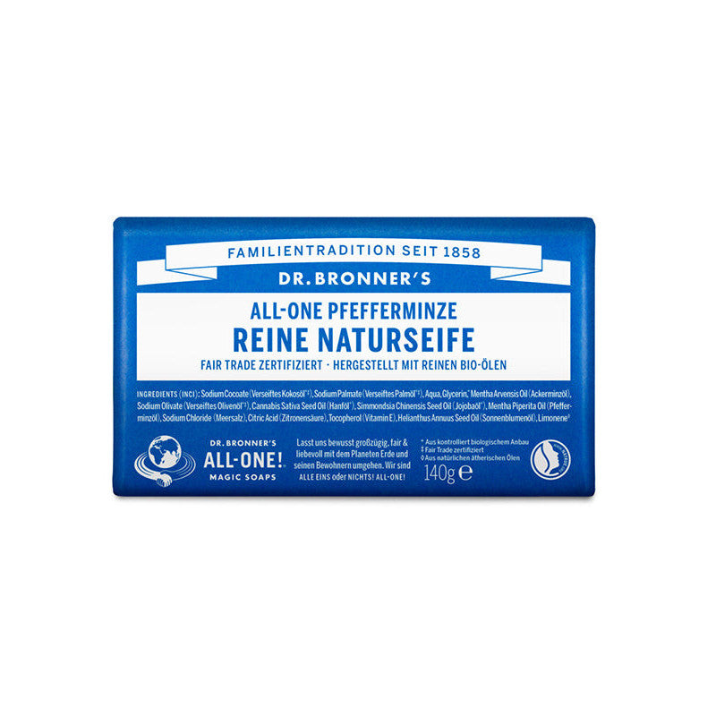 Dr. Bronner's All-One Natural Peppermint Bar Soap