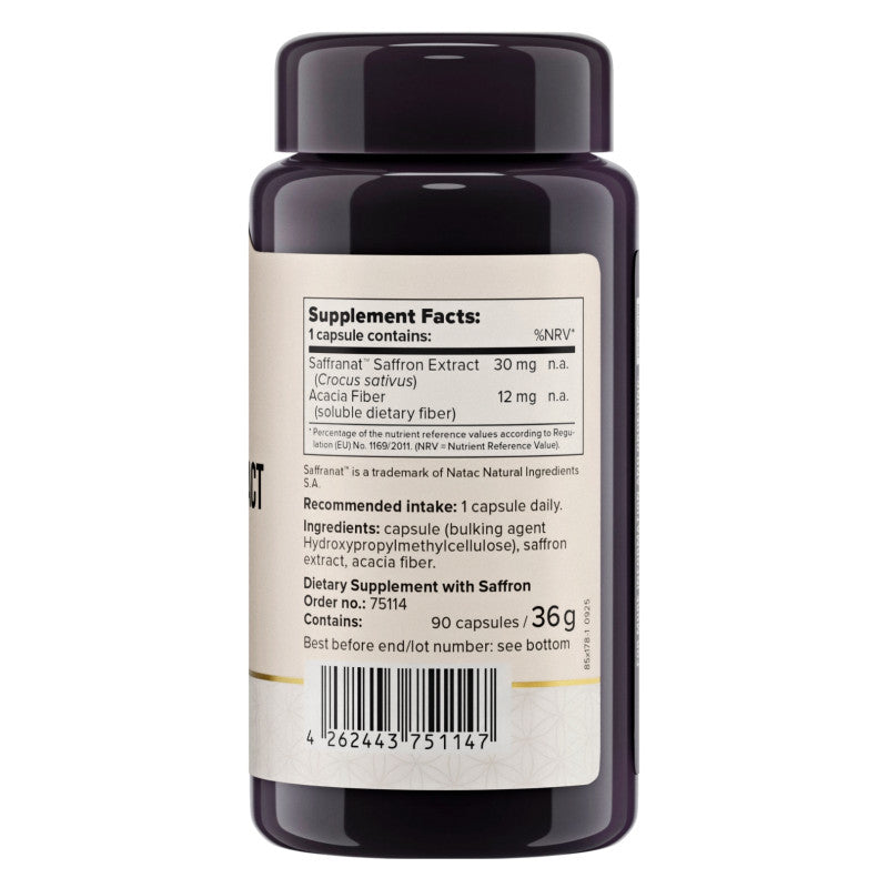 Extracto de azafrán - 90 cápsulas - I Like It Clean
