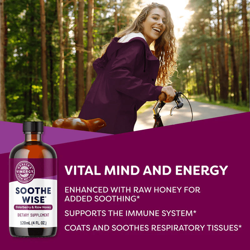 SOOTHE WISE - Sirope de saúco y miel cruda 