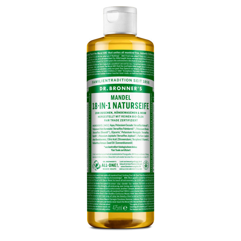 Dr. Bronner's Almond 18-in-1 Natural liquid Soap