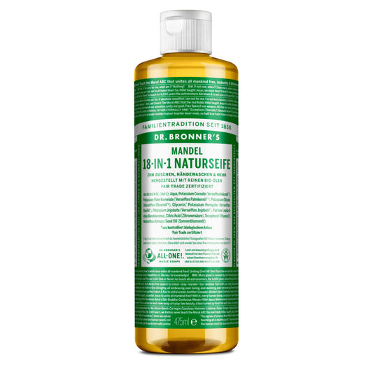 Dr. Bronner's Almond 18-in-1 Natural liquid Soap