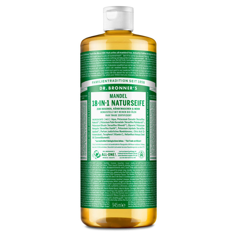 Dr. Bronner's Almond 18-in-1 Natural liquid Soap