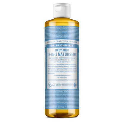 Dr. Bronner's Baby-mild 18-in-1 Natural liquid Soap - Unscented