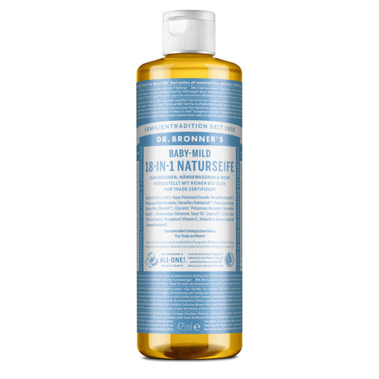 Dr. Bronner's Baby-mild 18-in-1 Natural liquid Soap - Unscented