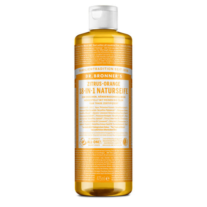 Dr. Bronner's Citrus 18-in-1 Natural Liquid Soap