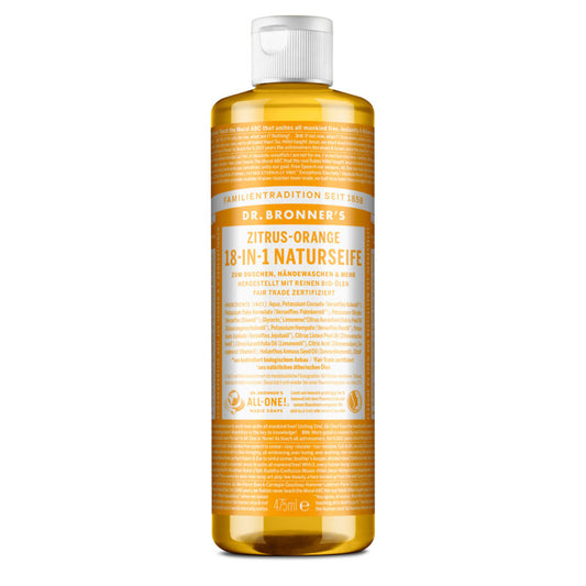 Dr. Bronner's Citrus 18-in-1 Natural Liquid Soap