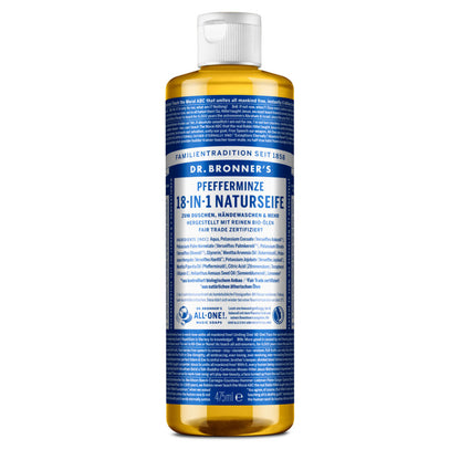 Dr. Bronner's Peppermint 18-in-1 Natural liquid Soap