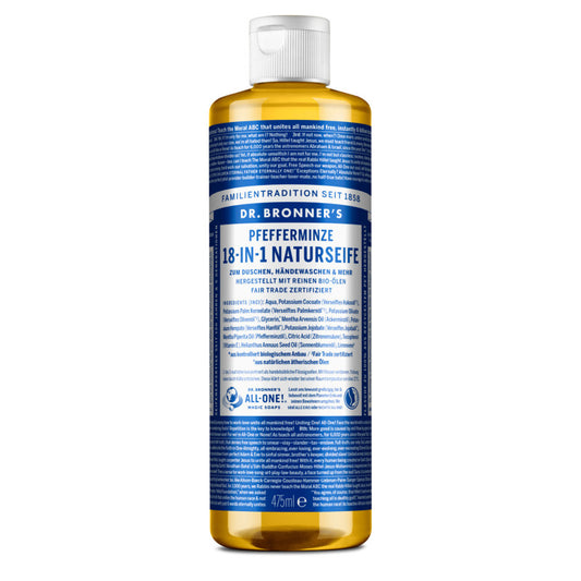 Dr. Bronner's Peppermint 18-in-1 Natural liquid Soap