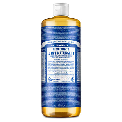 Dr. Bronner's Peppermint 18-in-1 Natural liquid Soap