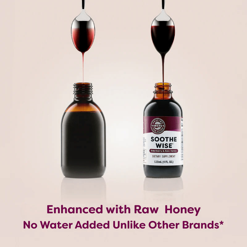 SOOTHE WISE - Sirope de saúco y miel cruda 