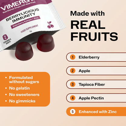 Gocce masticabili - Berrylicious Immunity NutriDense Drop