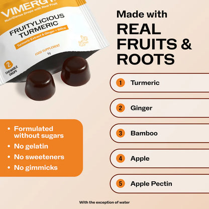 Gocce masticabili - Fruitylicious Turmeric NutriDense Drop