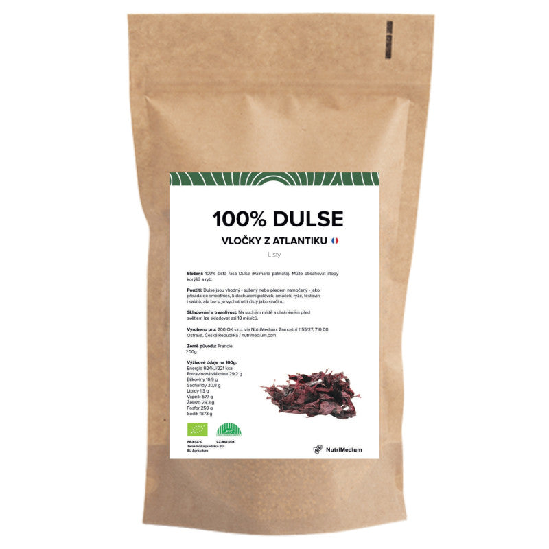 Organic Dulse seaweed 200g Whole leaf (Palmaria palmata)