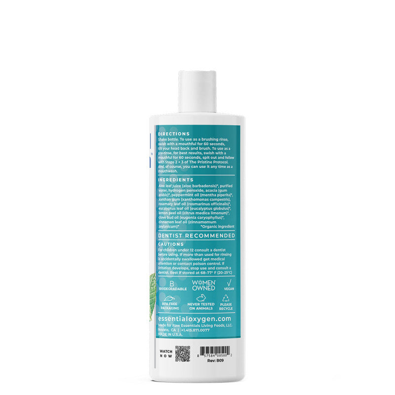 Collutorio alla menta piperita 473 ml, Essential Oxygen BR