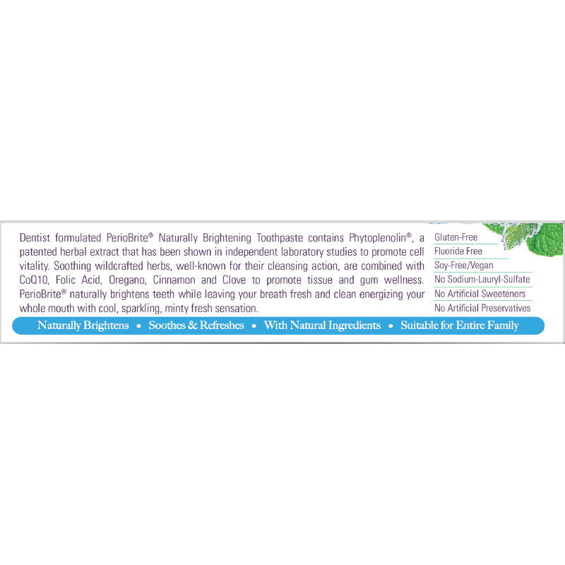PerioBrite® Brightening Toothpaste - Wintermint - 113 g, Nature's Answer