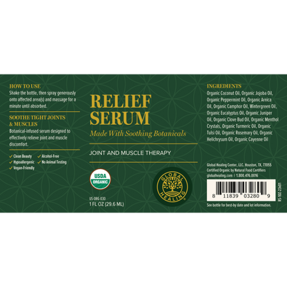 Organic Relief Serum - 30ml - Global Healing
